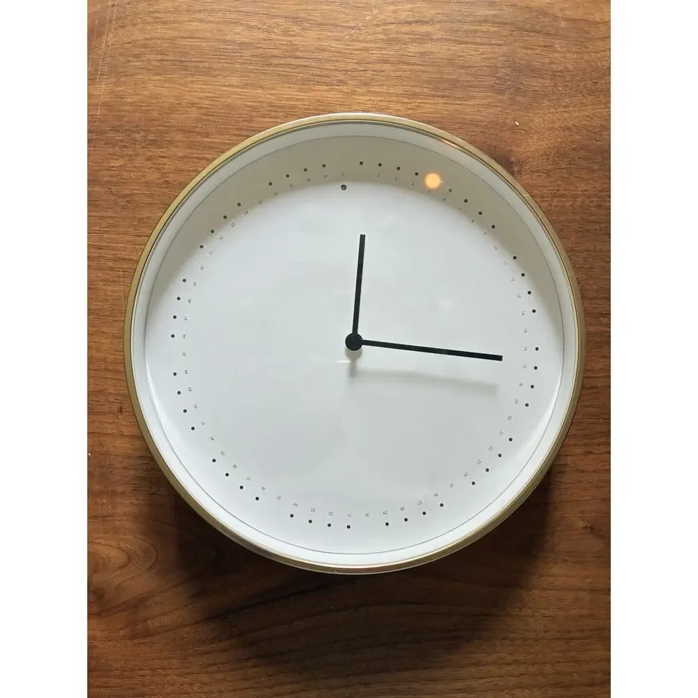IKEA Panorera Wall Clock Quartz 103.741.50 Designer Imma Bermudez tested vg